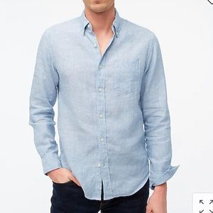 J. Crew Slim Linen Shirt